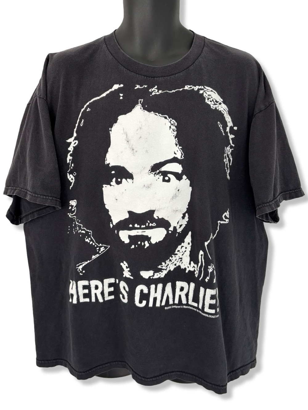 Vintage 00s Charles Manson “Here’s Charlie” T-Shirt